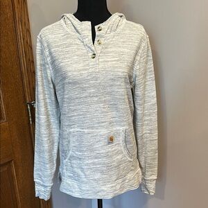 Carhartt Gray Long Sleeve Relaxed Hoodie